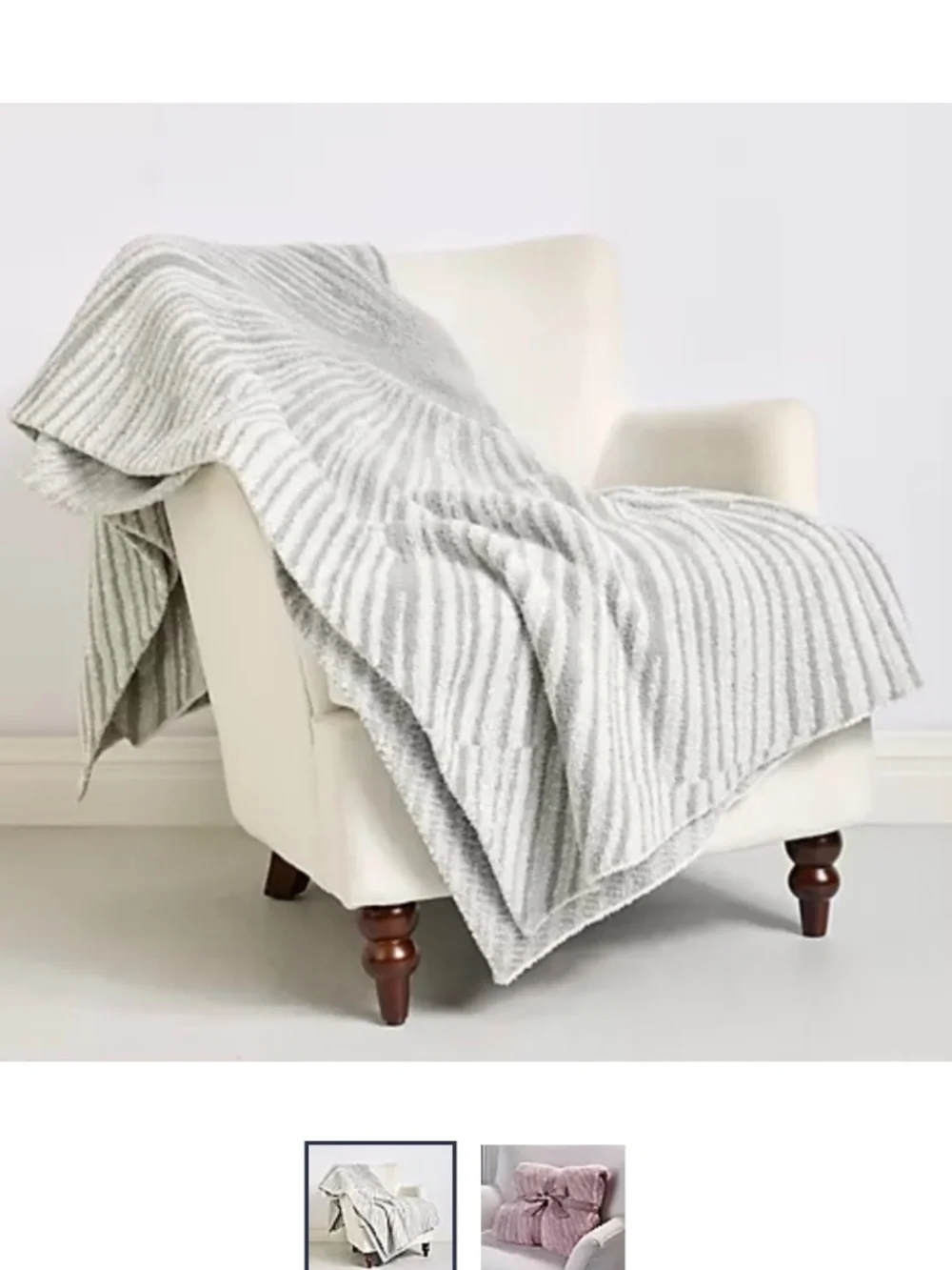 Barefoot Dreams Cozy Chic Covered in Prayer Sunburst Throw Blanket Sea Spray OS
